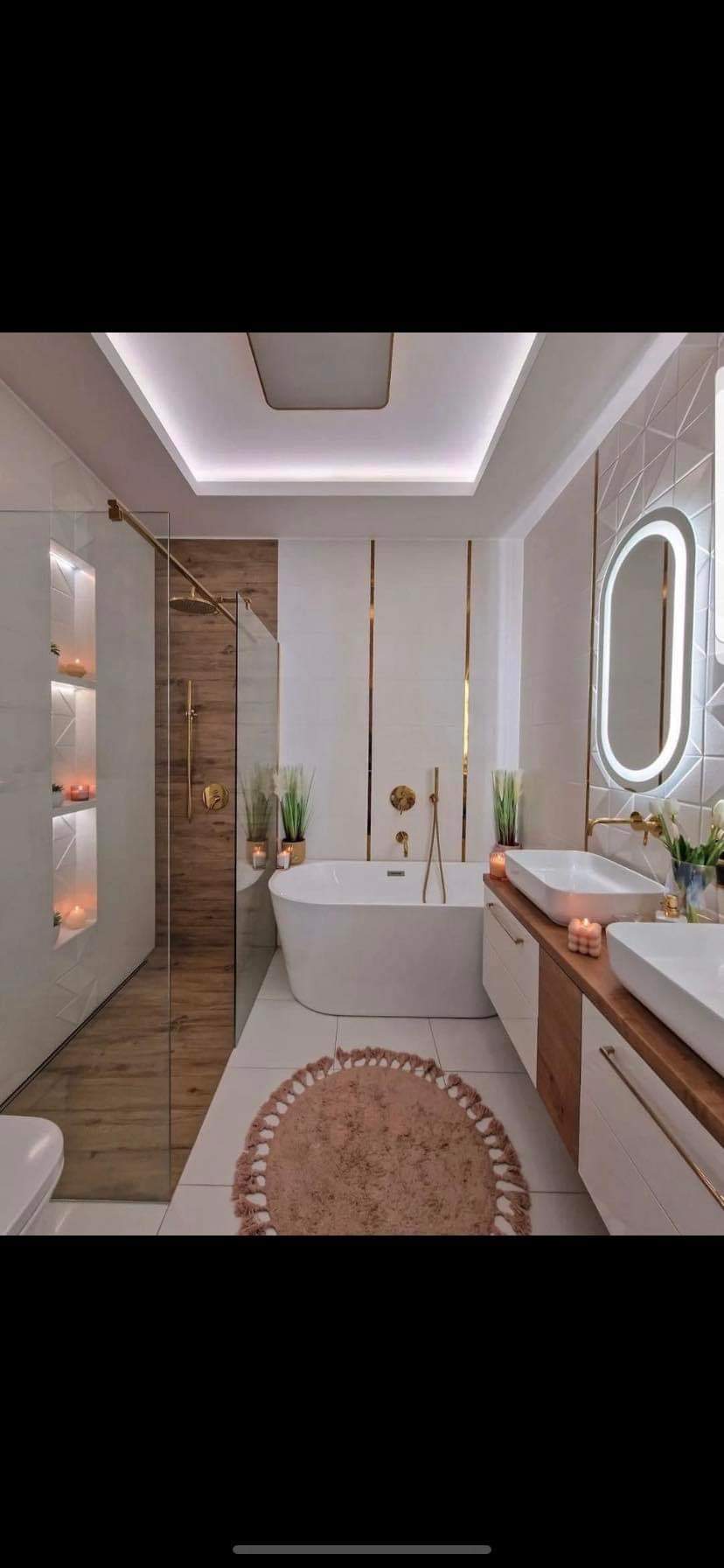 Luxury Bathroom Mood Lighting