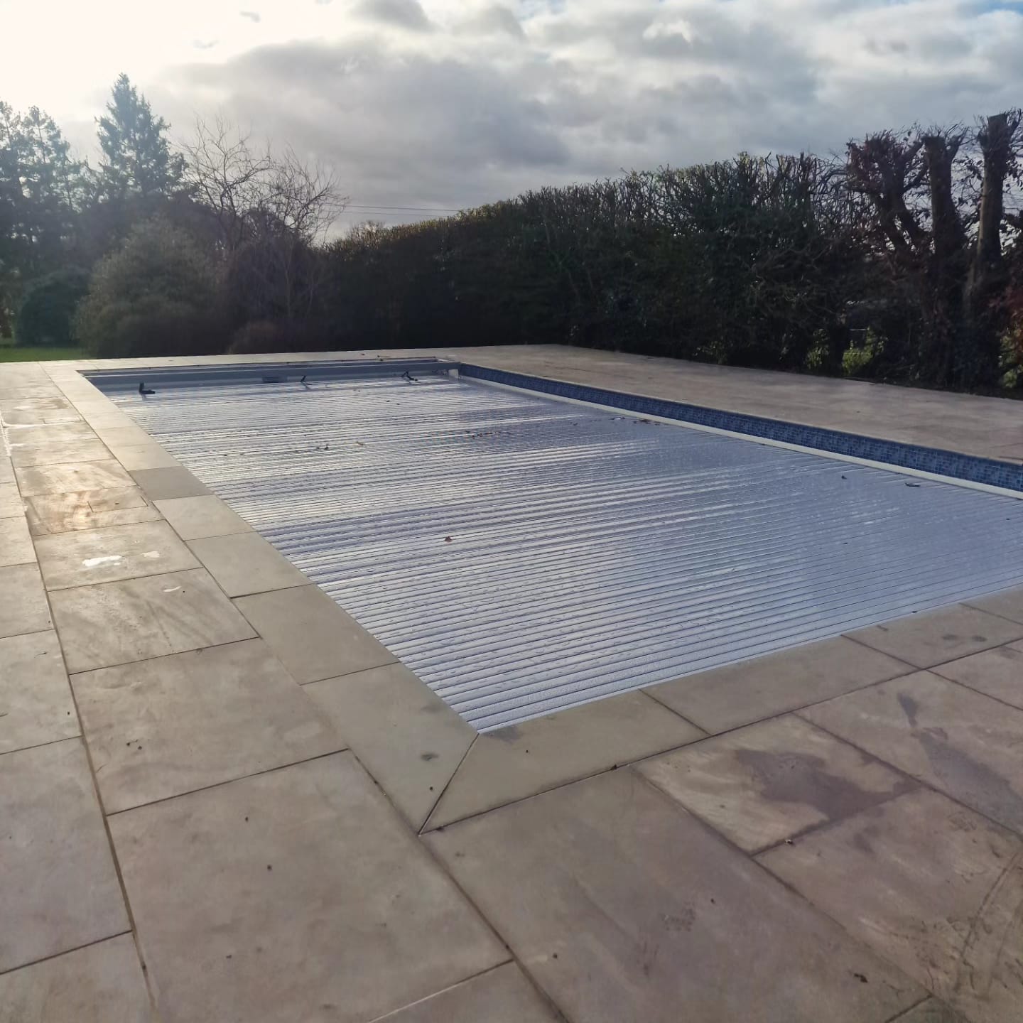 Slatted Pool Cover Installation