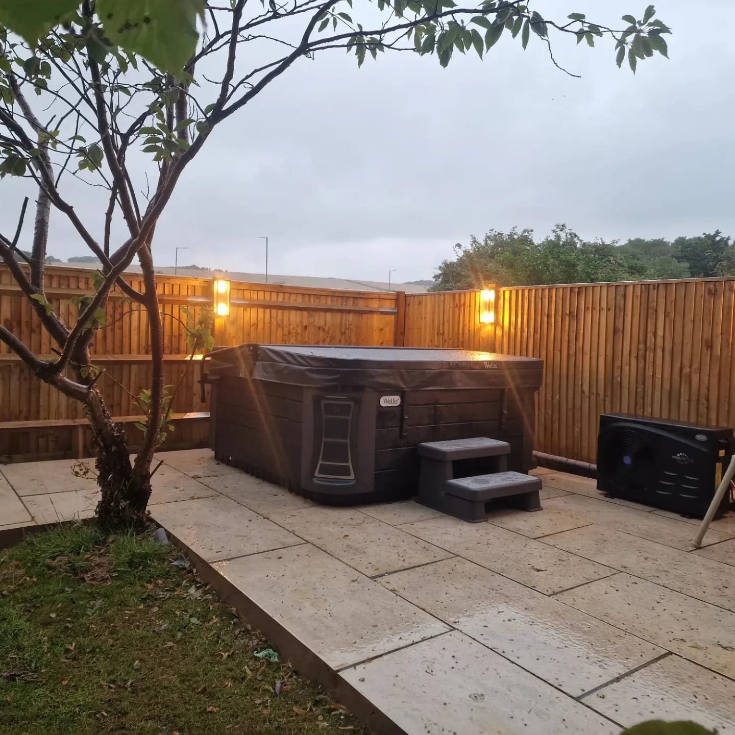 Hot Tub & Heat Pump Install